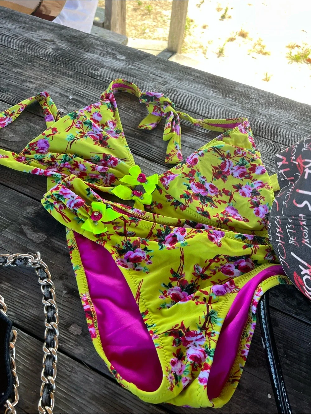 ALL BETSEY JOHNSON Colorful Assorted Purses & Accessories Lot/scarfs , bikini